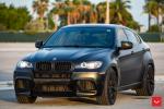 BMW X6 M Matte Black on Vossen Wheels (HF-2) 2019 года